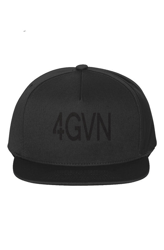 "4GVN" 5-Panel Cotton Twill Snapback Cap: Grace and Mercy in His Forgiveness