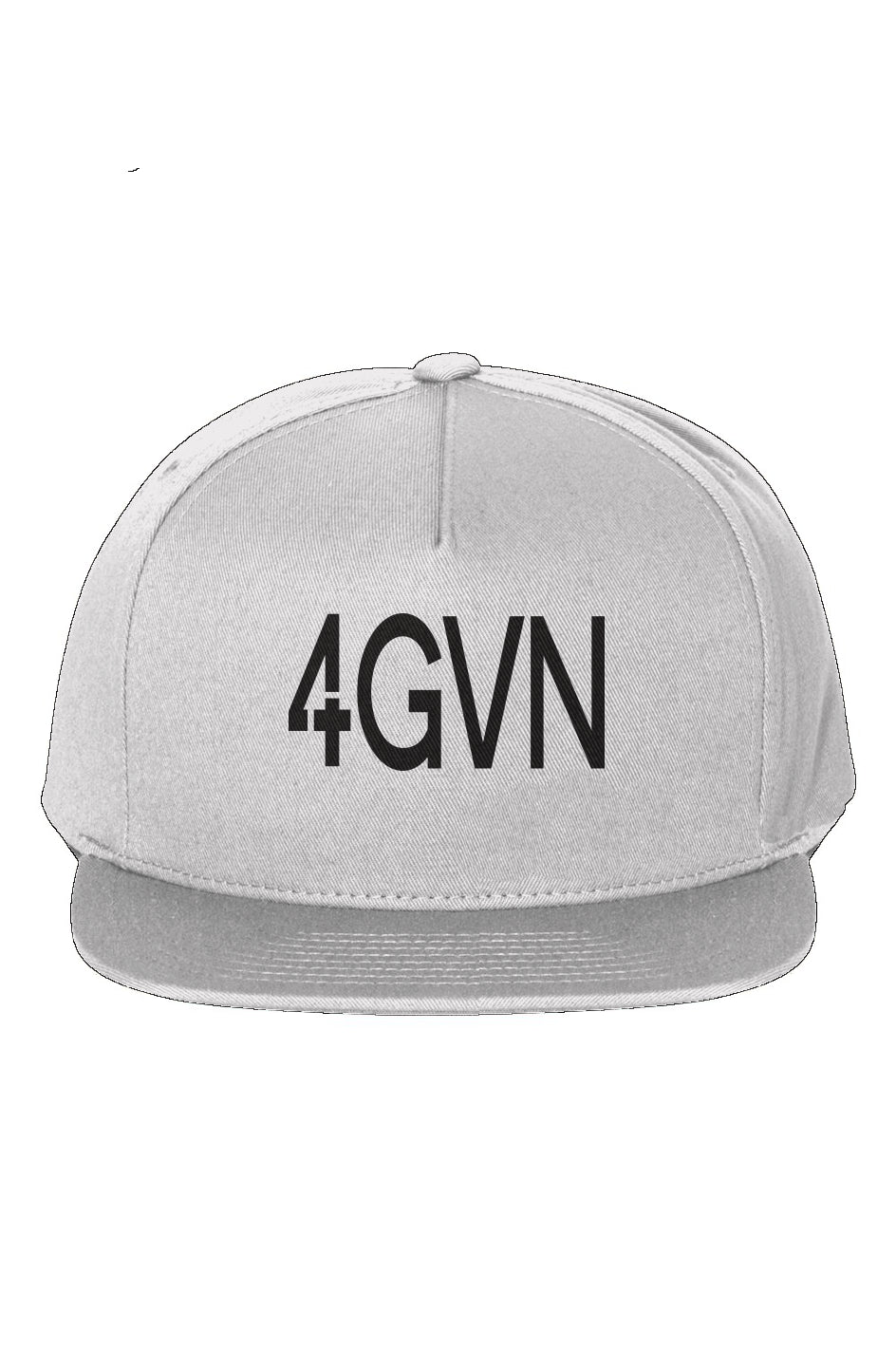 "4GVN" 5-Panel Cotton Twill Snapback Cap: Grace and Mercy in His Forgiveness
