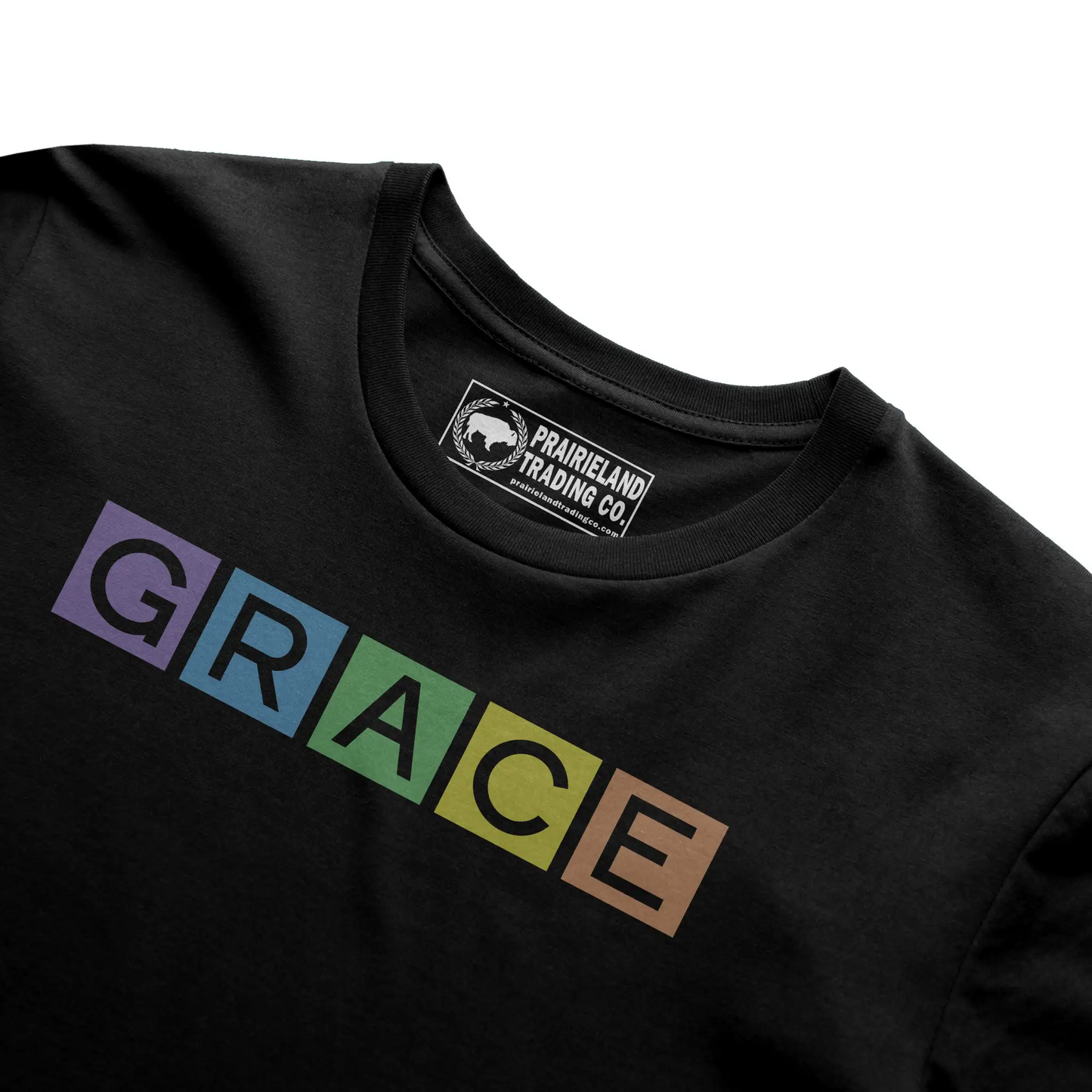 Colorful Grace Christian T-Shirt – Faith-Filled Style Inspired by Ephesians 2:8-9