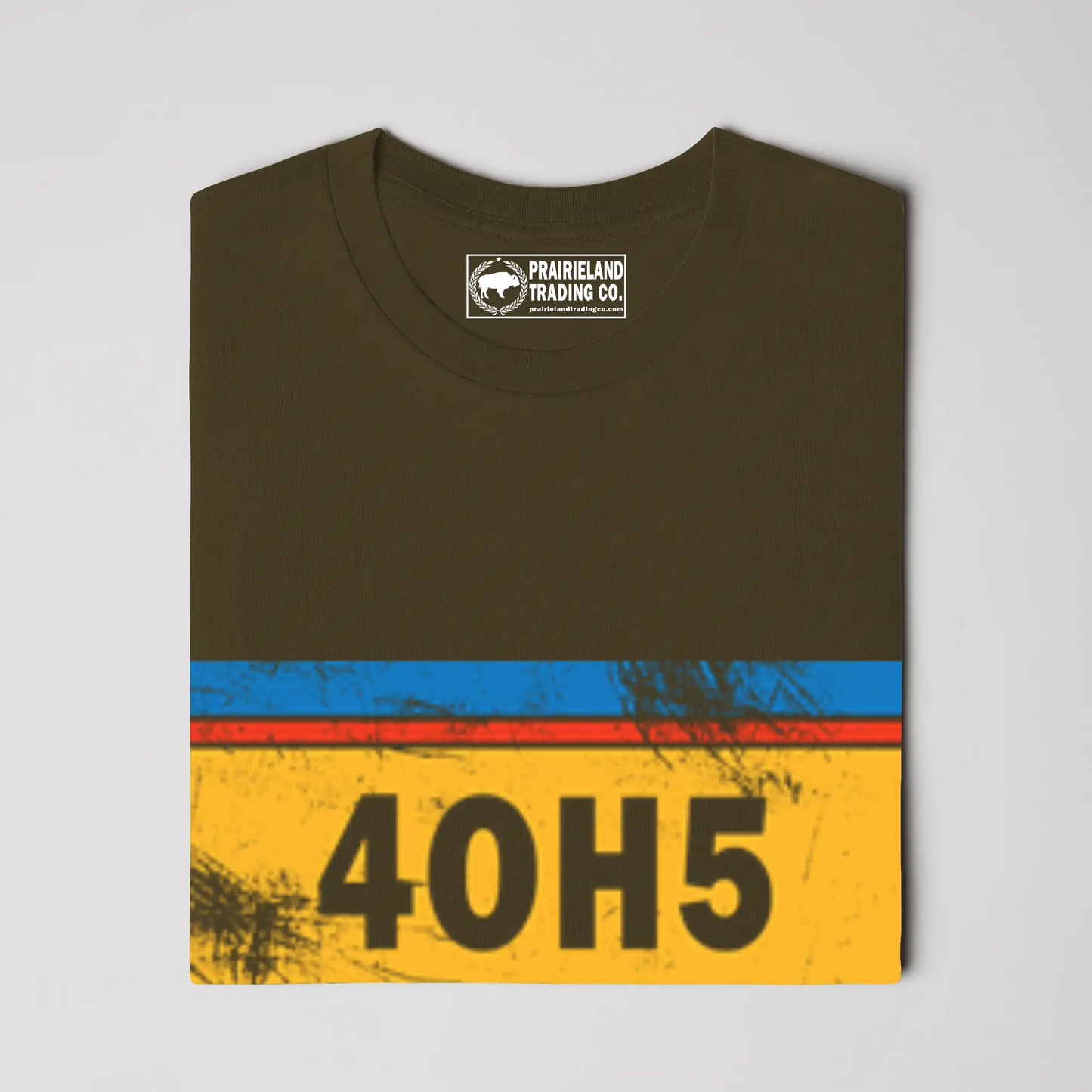 "4OH5" Oklahoma City T-Shirt – Vibrant Distressed Tee Celebrating Life in the 405