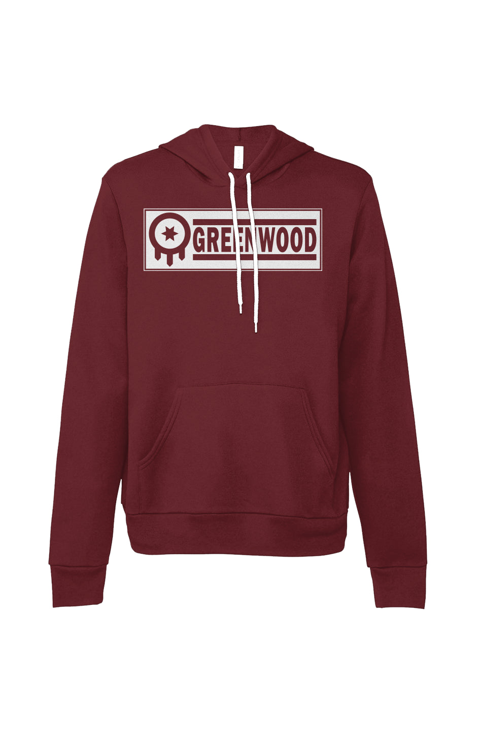 "Tulsa Greenwood District" Sponge Fleece Pullover Hoodie