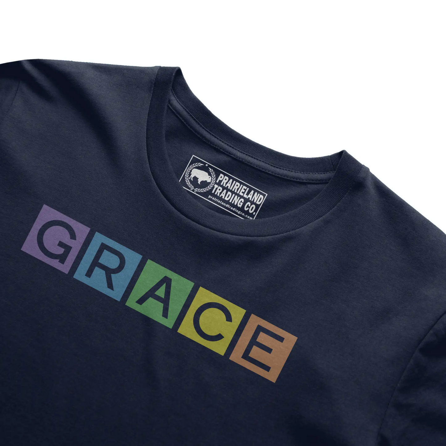 Colorful Grace Christian T-Shirt – Faith-Filled Style Inspired by Ephesians 2:8-9
