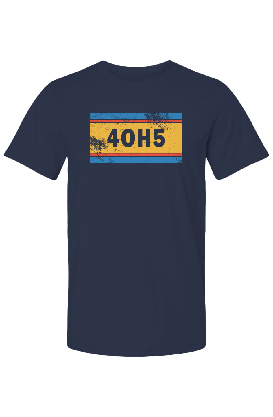 "4OH5" Oklahoma City T-Shirt – Vibrant Distressed Tee Celebrating Life in the 405