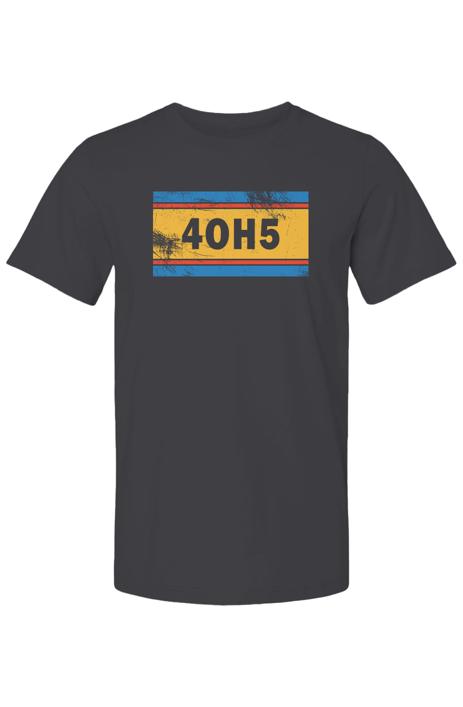 "4OH5" Oklahoma City T-Shirt – Vibrant Distressed Tee Celebrating Life in the 405