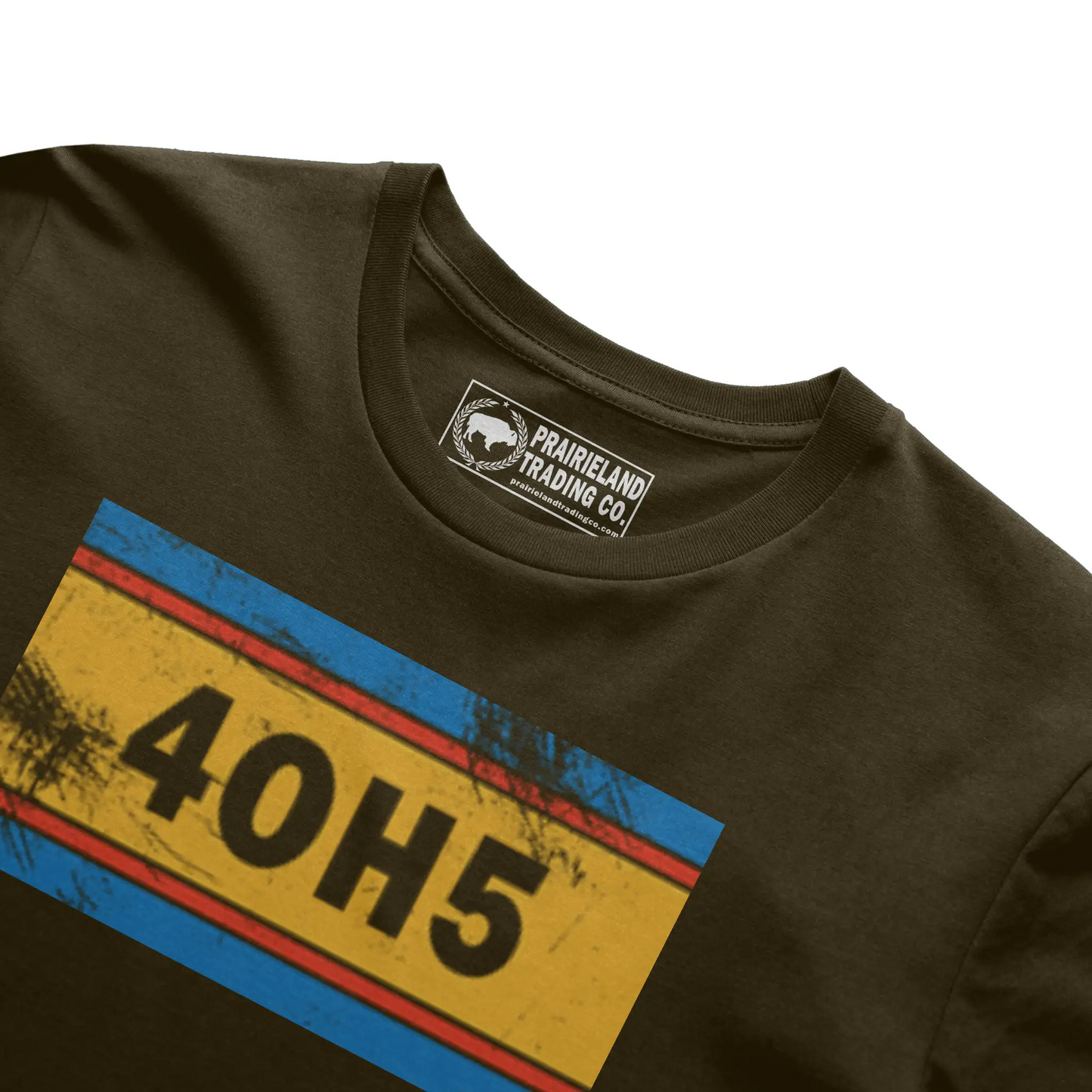 "4OH5" Oklahoma City T-Shirt – Vibrant Distressed Tee Celebrating Life in the 405