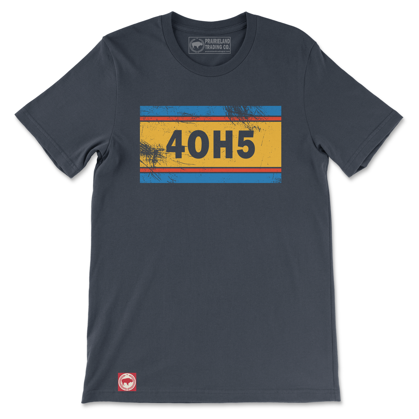 "4OH5" Oklahoma City T-Shirt – Vibrant Distressed Tee Celebrating Life in the 405