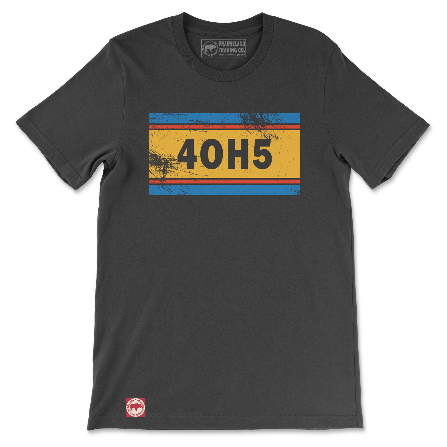 "4OH5" Oklahoma City T-Shirt – Vibrant Distressed Tee Celebrating Life in the 405