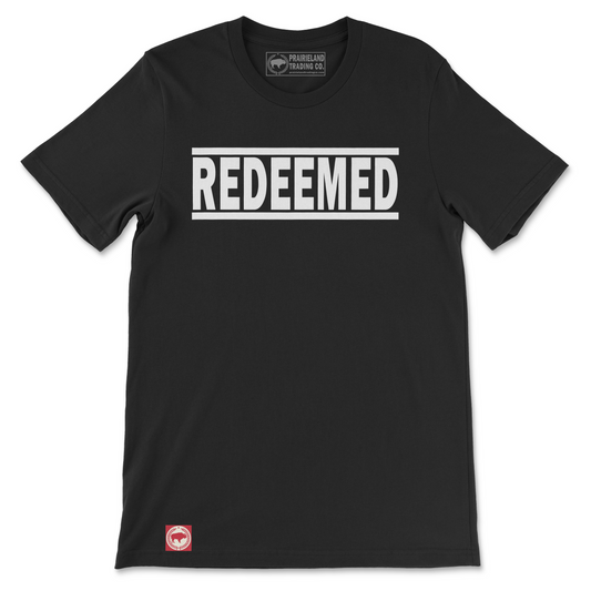 "REDEEMED" Vintage Black T-Shirt: A Testament to Faith and Redemption