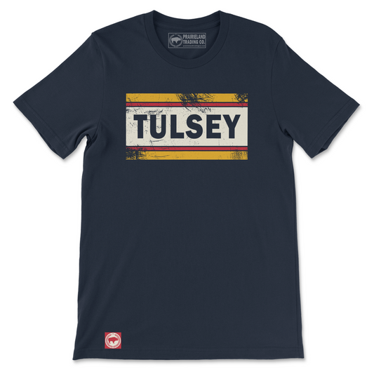 "Tulsey Heritage Stripe" T-Shirt